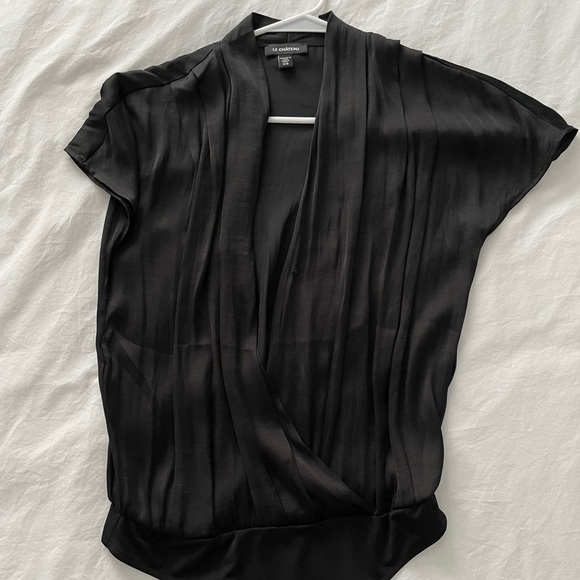 Black wrap bodysuit - Picture 1 of 6